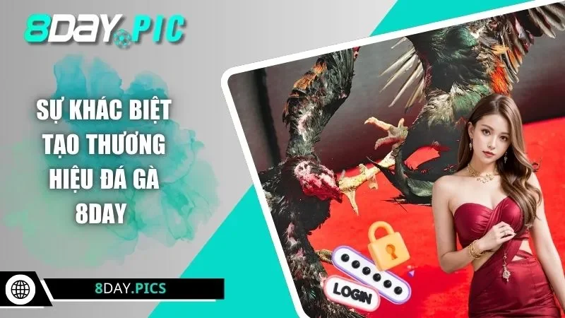 Sự khác biệt tạo thương hiệu đá gà 8DAY